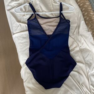 Ainsliewear Navy Leotard